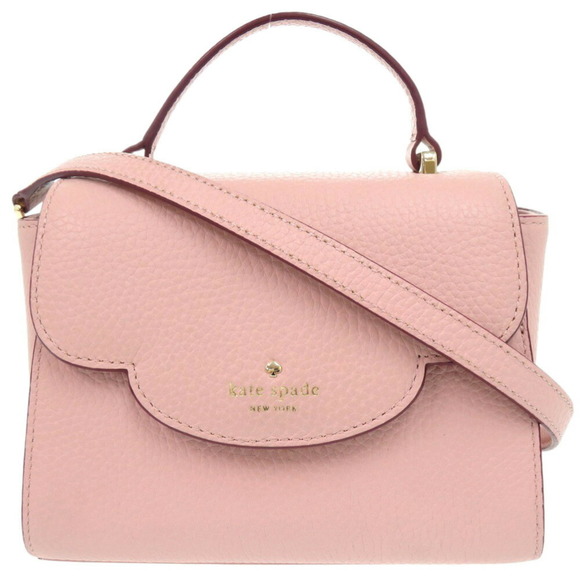 Kate Spade Leather Pink Shoulder Bag Handbag 0259Kate